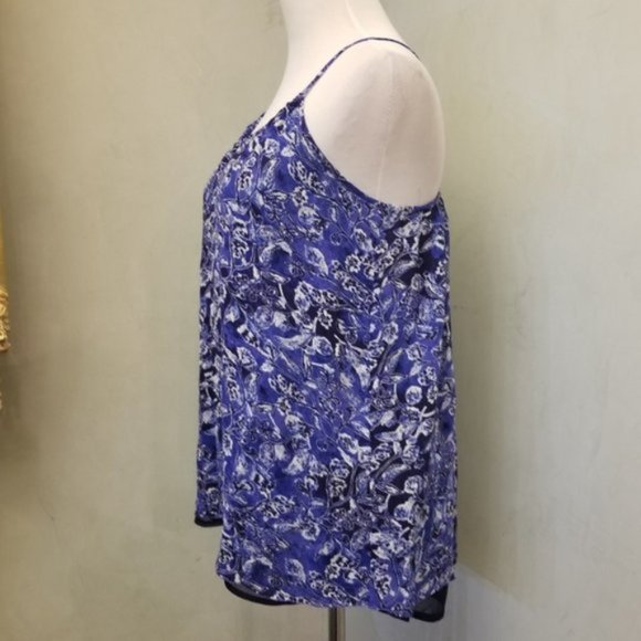 Luck Brand Floral Printed Halter Tank size XS (287) - Picture 4 of 8